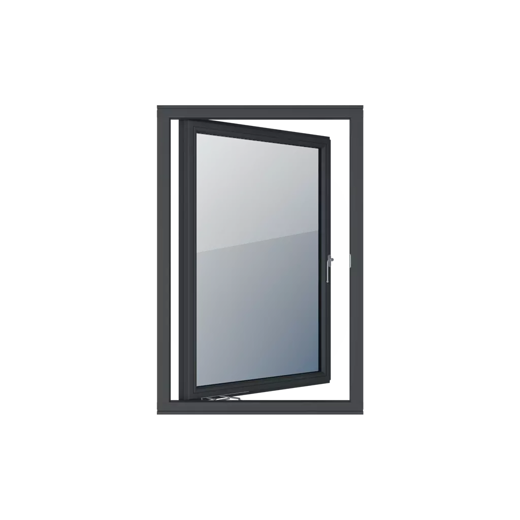 Single-leaf products aluminum-windows  