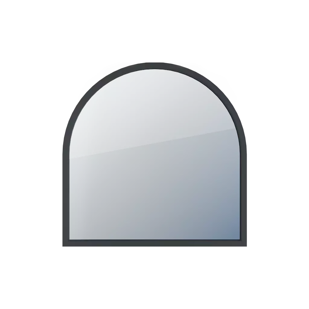 Square rounded top windows types-of-windows custom-shape   