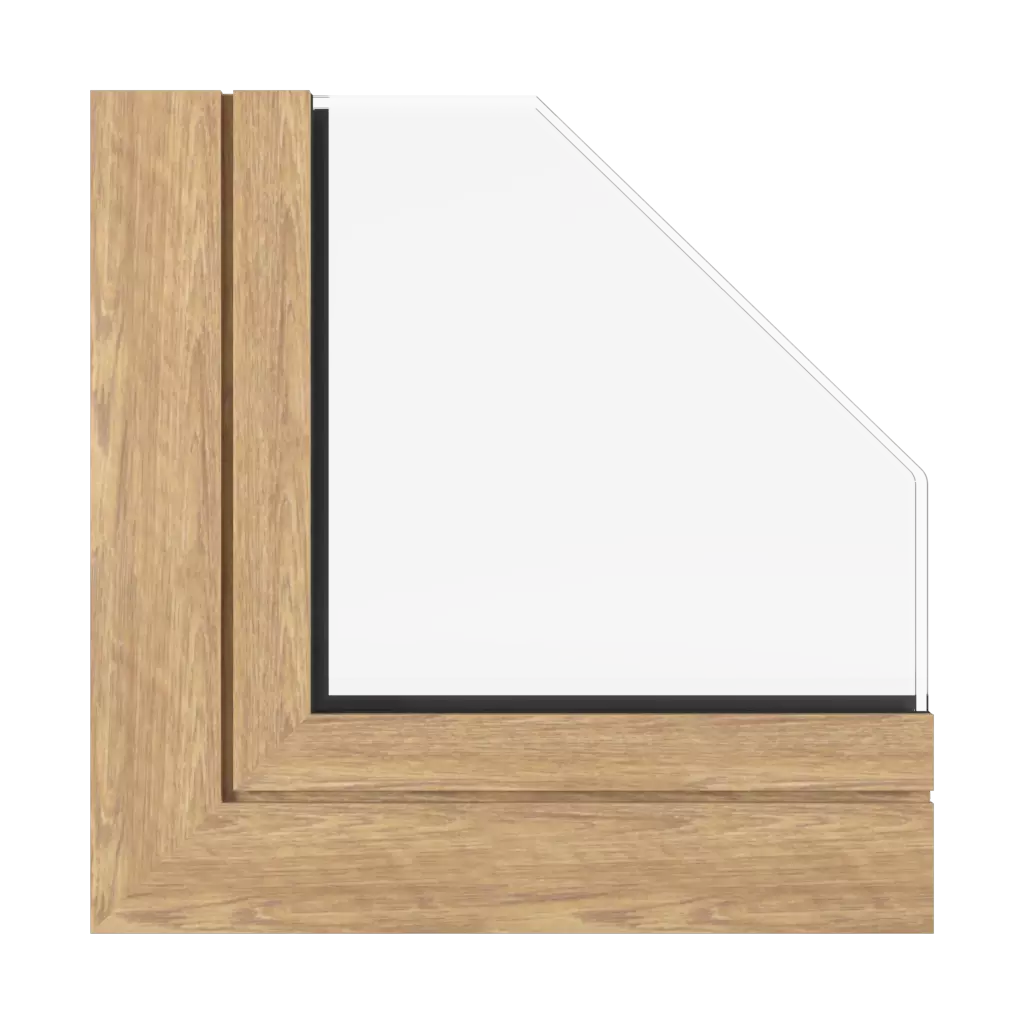 Turner oak ✨ windows types-of-windows four-leaf vertical-asymmetric-division-30-70 