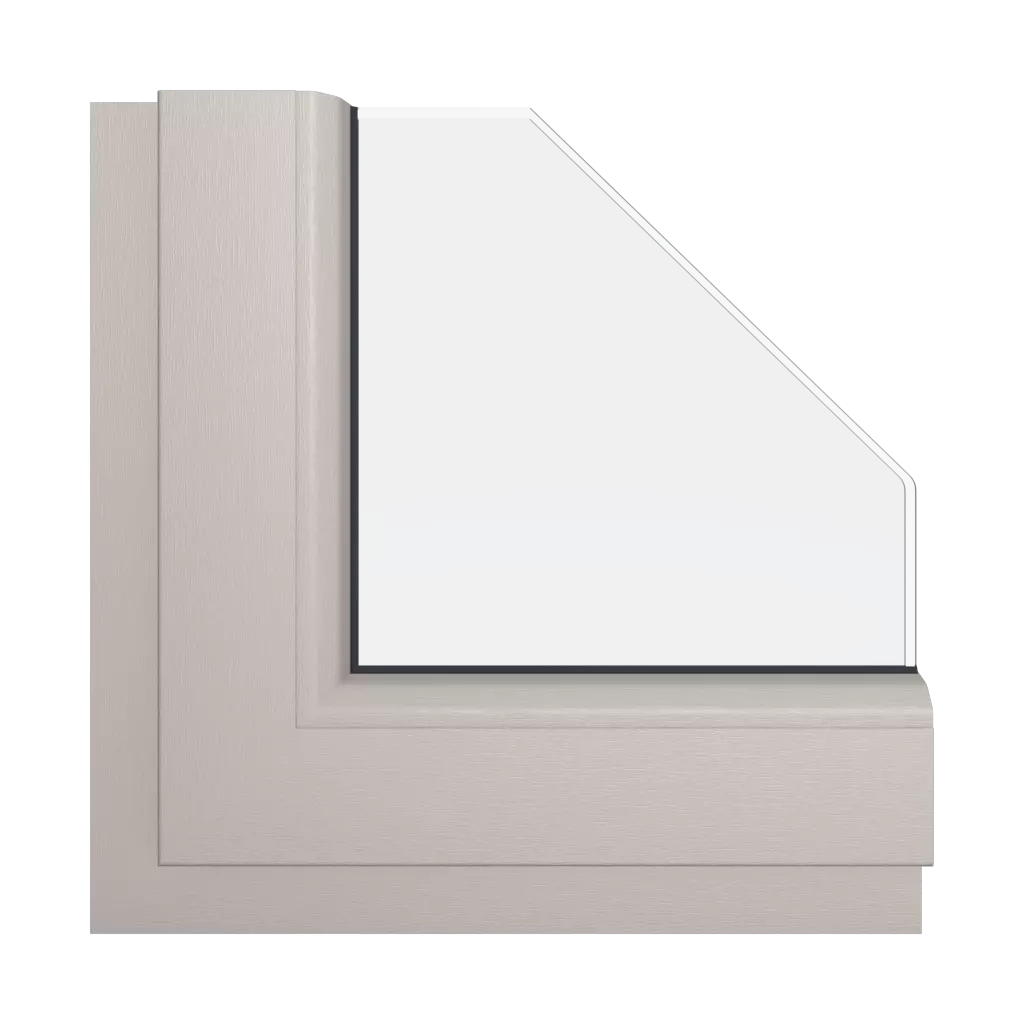 Creamy windows window-color schueco-colors creamy interior