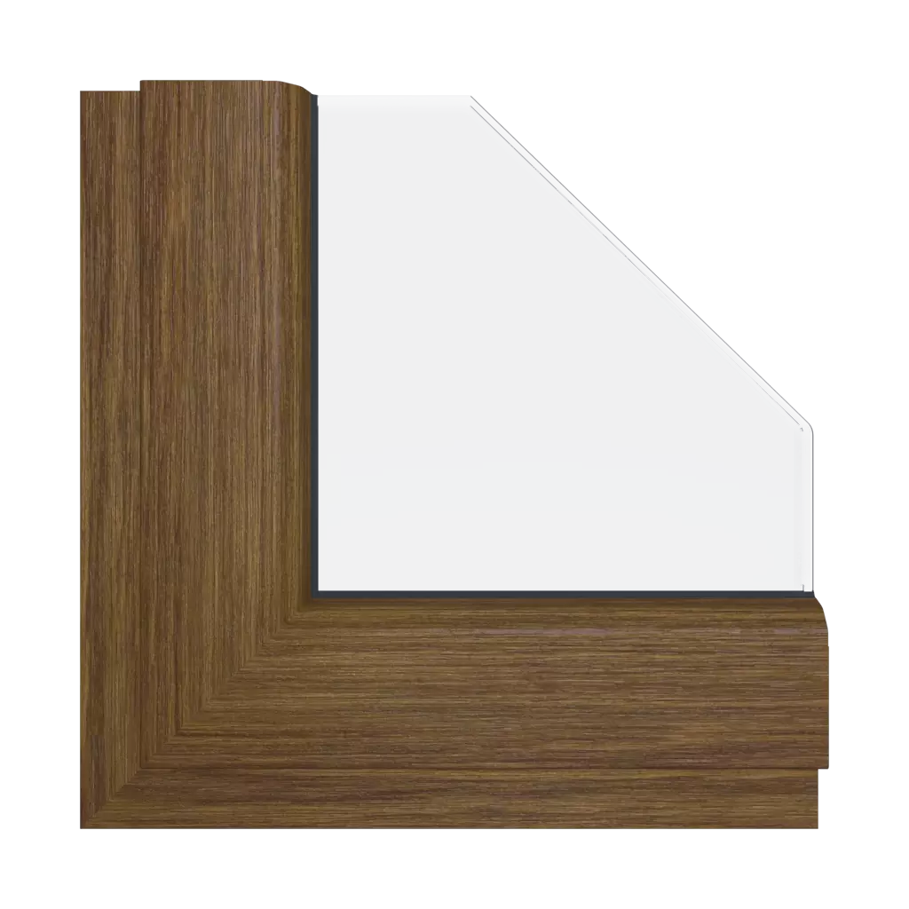 Rustic oak windows window-color gealan-colors rustic-oak interior