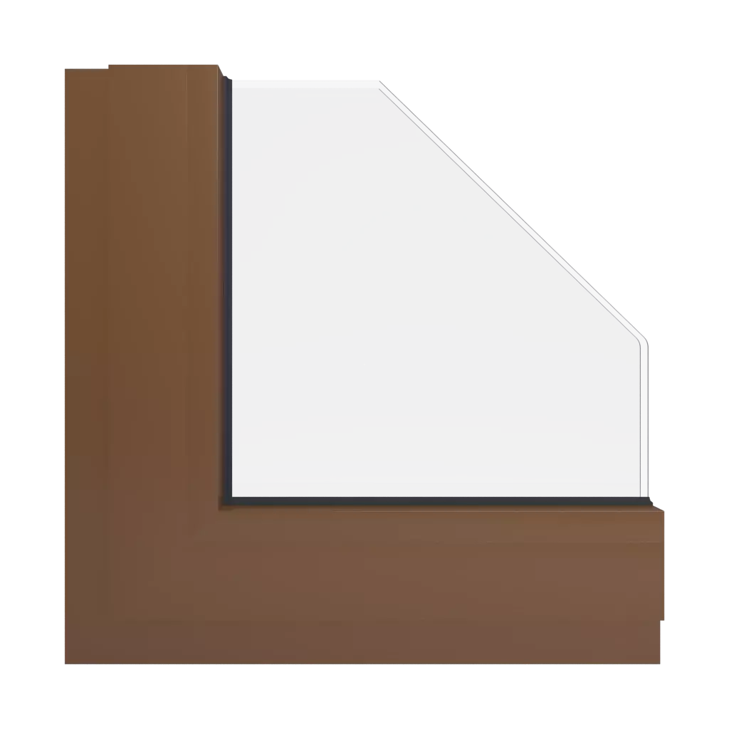 RAL 8007 Fawn brown windows window-color aluminum-ral ral-8007-fawn-brown interior