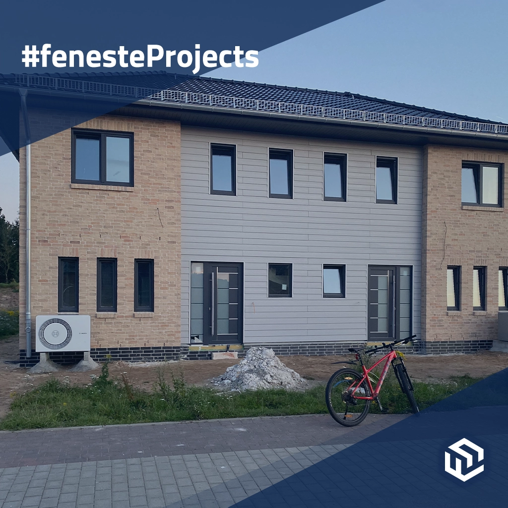 Spacious semi-detached house in germany projects window-profiles    